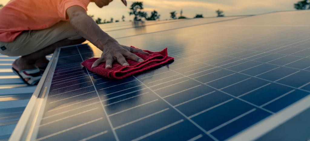 cleaning solar panel home toowoomba