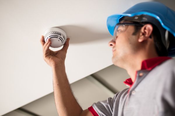 annual smoke alarm servicing is required